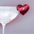 Carica l'immagine nel visualizzatore della galleria, Wedding Drink Tag - Forever Heart, Custom Engraved
