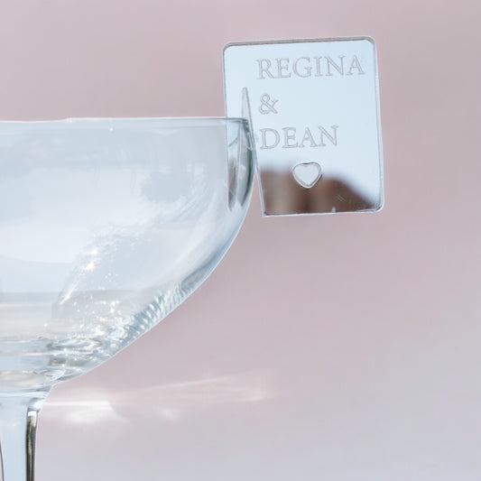 Wedding Drink Tag - Perfect Rec, Custom Engraved