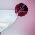 Cargar la imagen en la vista de la galería, Wedding Drink Tag - Perfect Circle, Custom Engraved
