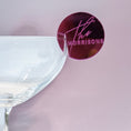 Load image into Gallery viewer, Wedding Drink Tag - Perfect Circle, Custom Engraved
