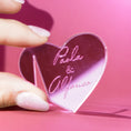 Carica l'immagine nel visualizzatore della galleria, Wedding Drink Tag - You + Me, Custom Engraved
