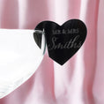 Charger l'image dans la visionneuse de la galerie, Wedding Drink Tag - Mr and Mrs Love, Custom Engraved
