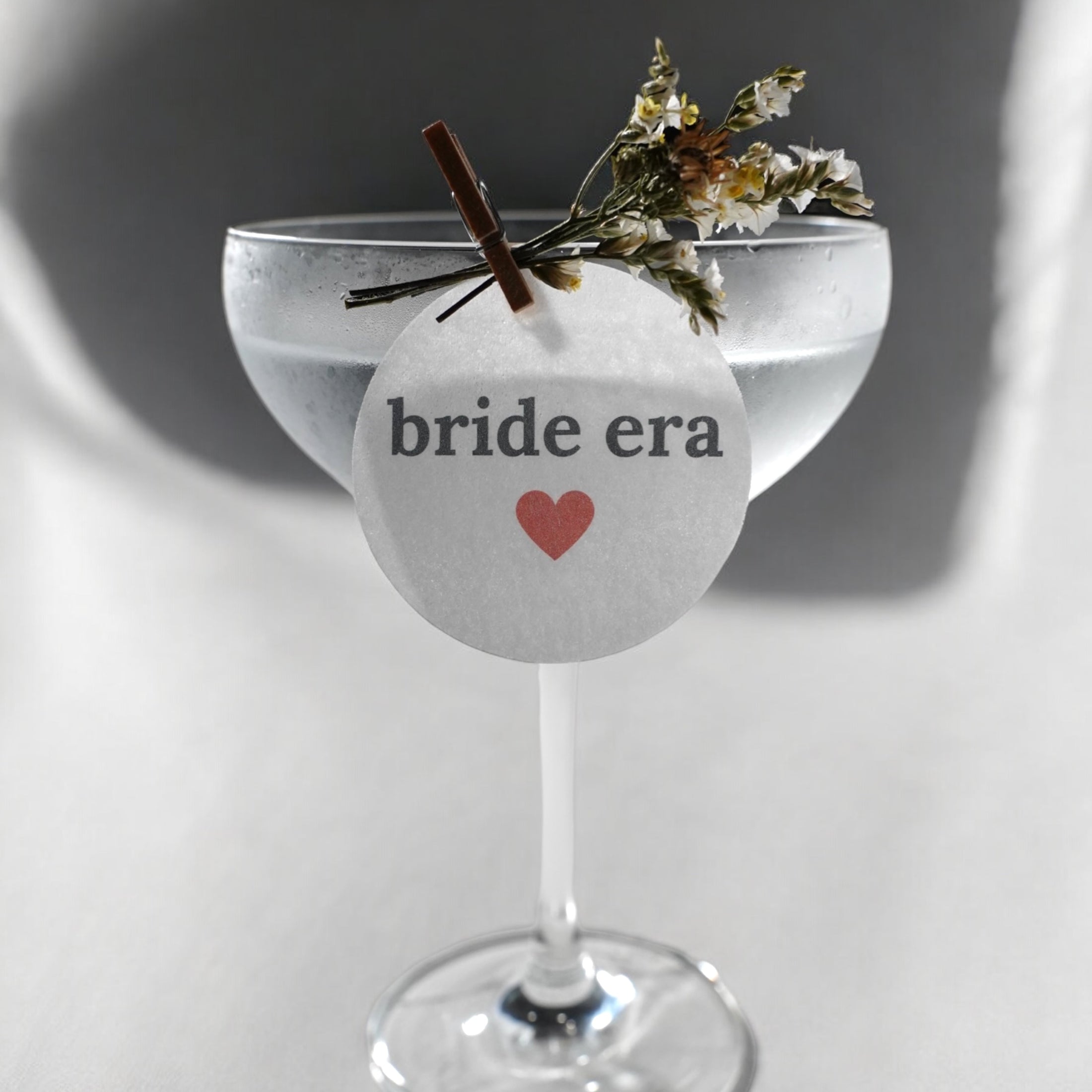 Bride Era-  Edible Drink Topper