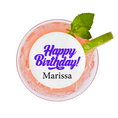 Load image into Gallery viewer, Birthday Party-  Edible Drink Topper
