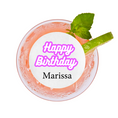 Carica l'immagine nel visualizzatore della galleria, Happy Birthday Party-  Edible Drink Topper
