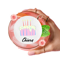 Load image into Gallery viewer, Birthday Cake -  Edible Drink Topper
