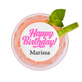 Load image into Gallery viewer, Birthday Party-  Edible Drink Topper
