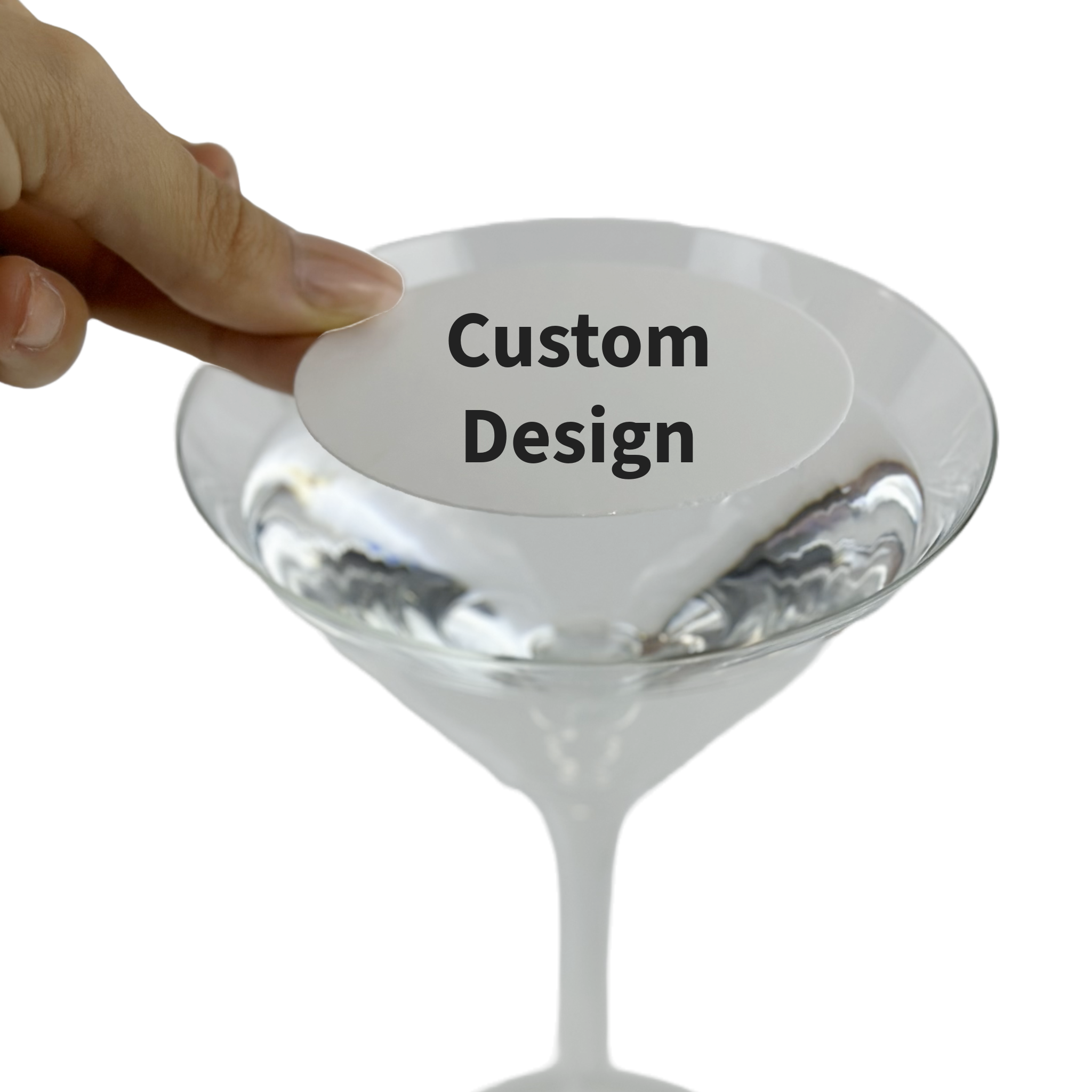 Custom Wafer Edible Drink Toppers