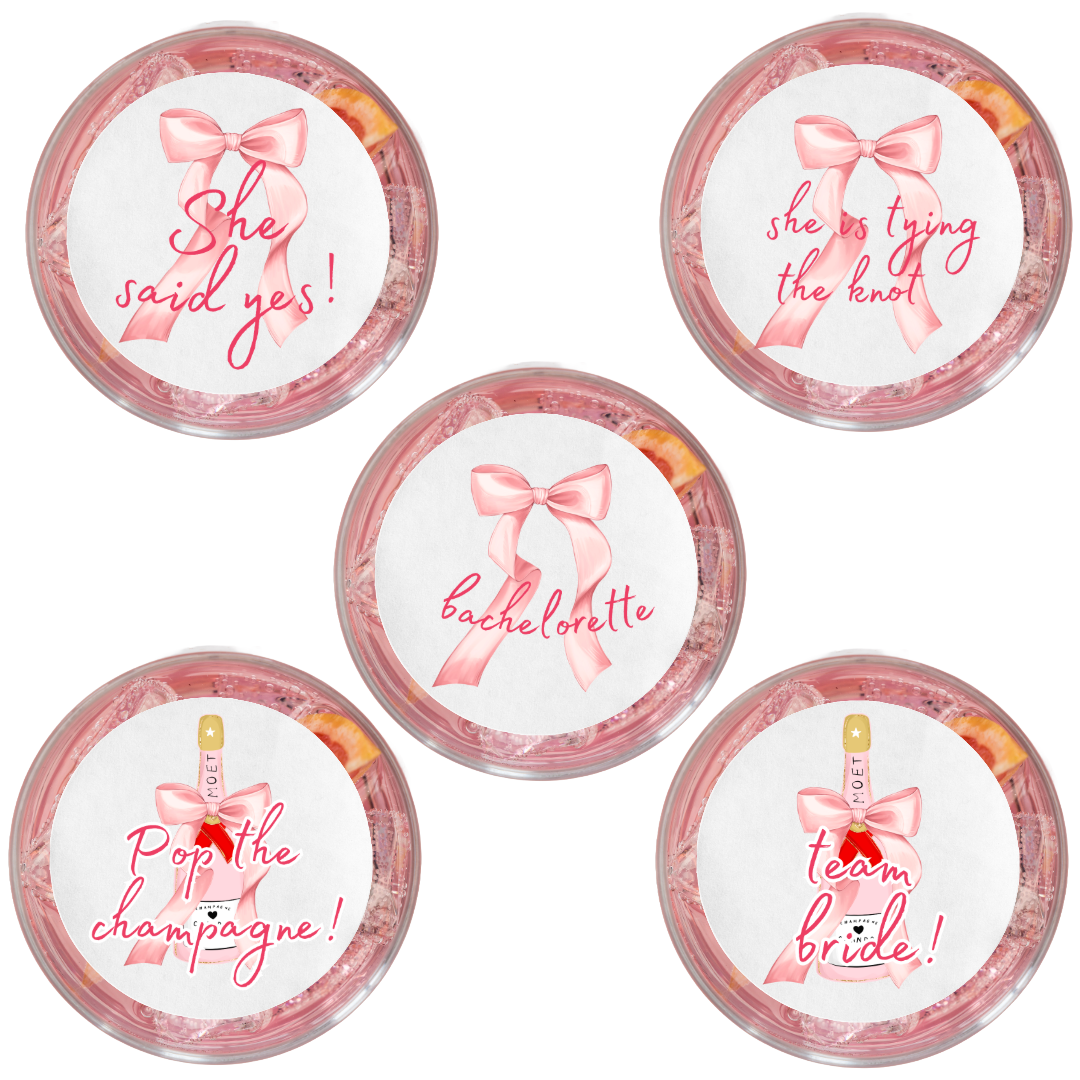 Bachelorette Era-  Edible Drink Topper