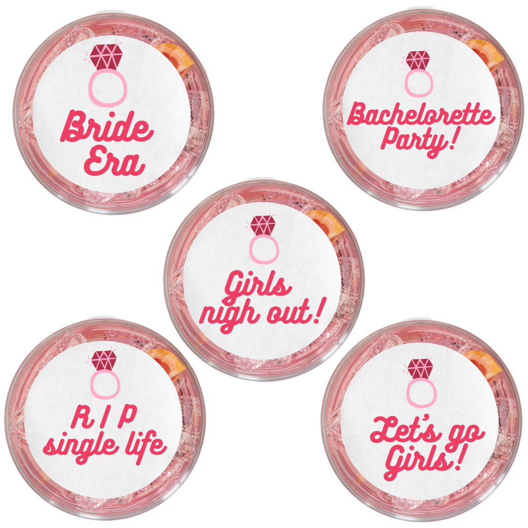 Bachelorette Era-  Edible Drink Topper