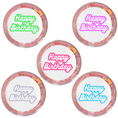 Load image into Gallery viewer, Happy Birthday Party-  Edible Drink Topper
