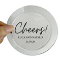 Load image into Gallery viewer, Wedding Edible Drink Topper - Chic Wafer
